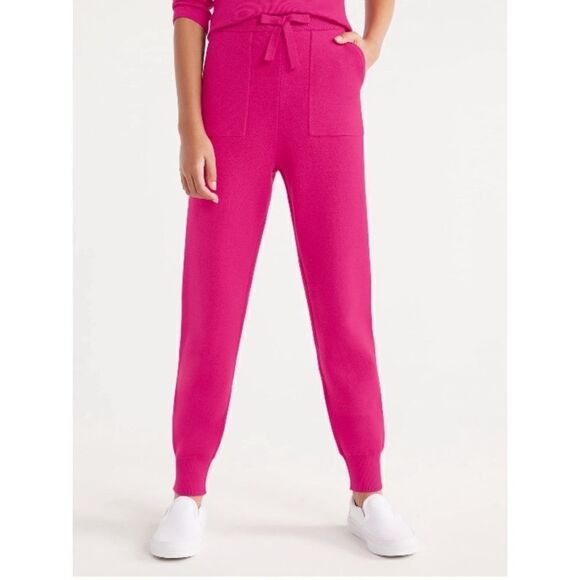 Girls Cozy Soft Sweater Knit Joggers Pants Size XXL (18) - Picture 5 of 7